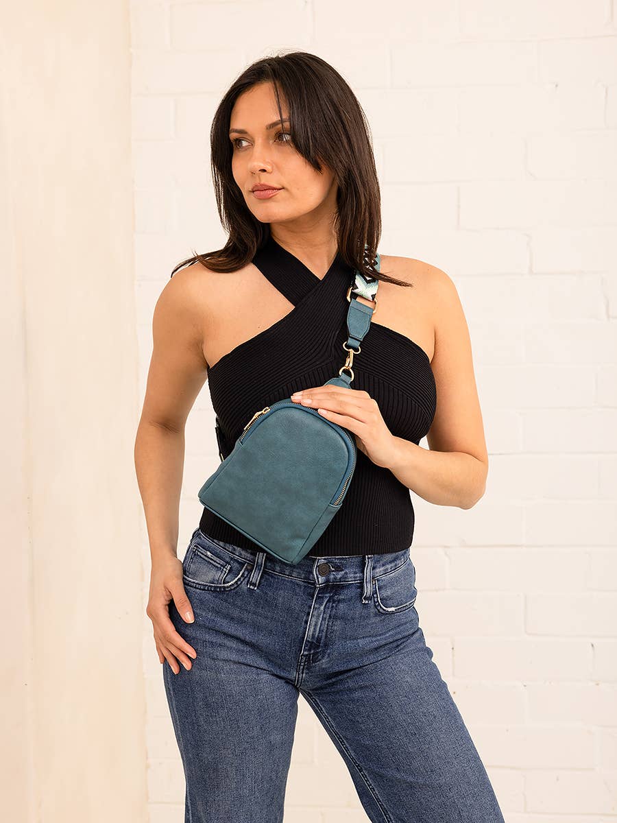 Crossbody Sling Bag with Removable Guitar Strap