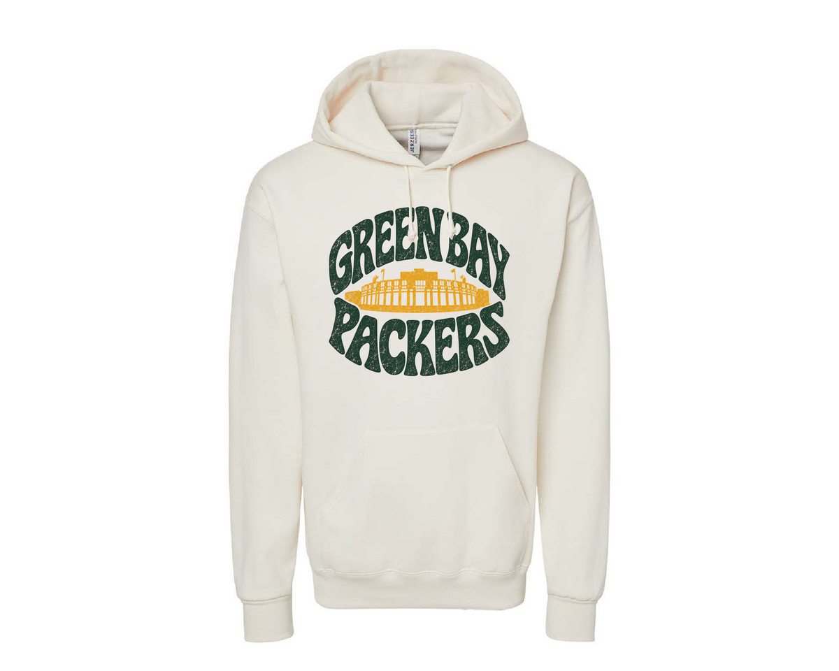 Retro Green + Gold Stadium Sweatshirt