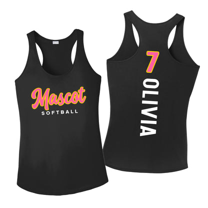 Custom Moisture Wicking Softball Tank Top