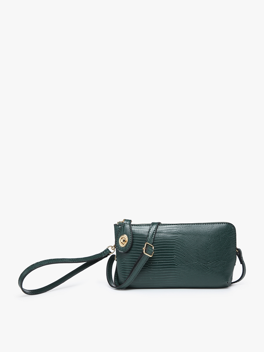 Kendall Lizard Crossbody/Wristlet – Twist Lock | M1818LZ