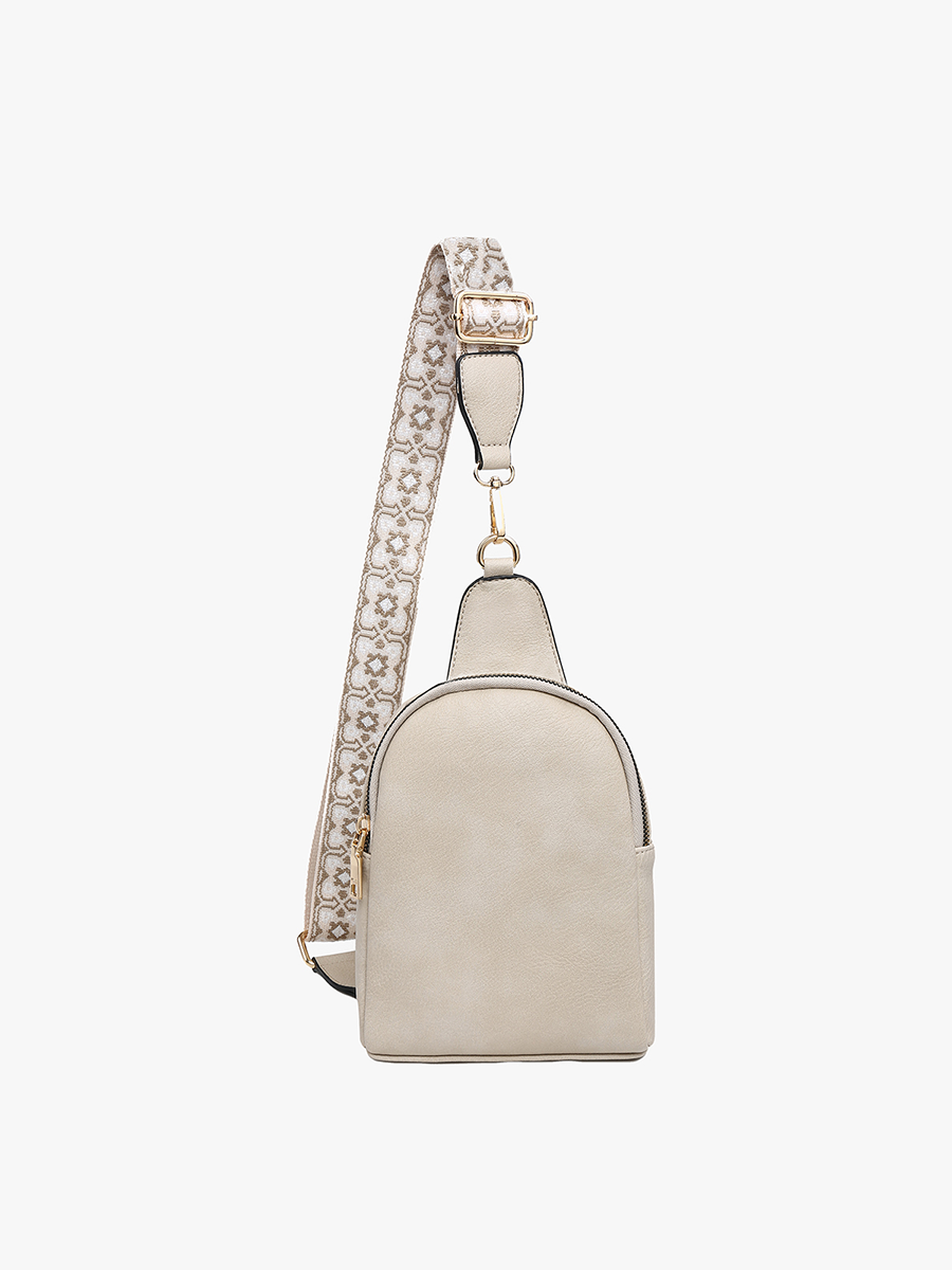 Crossbody Sling Bag with Removable Guitar Strap