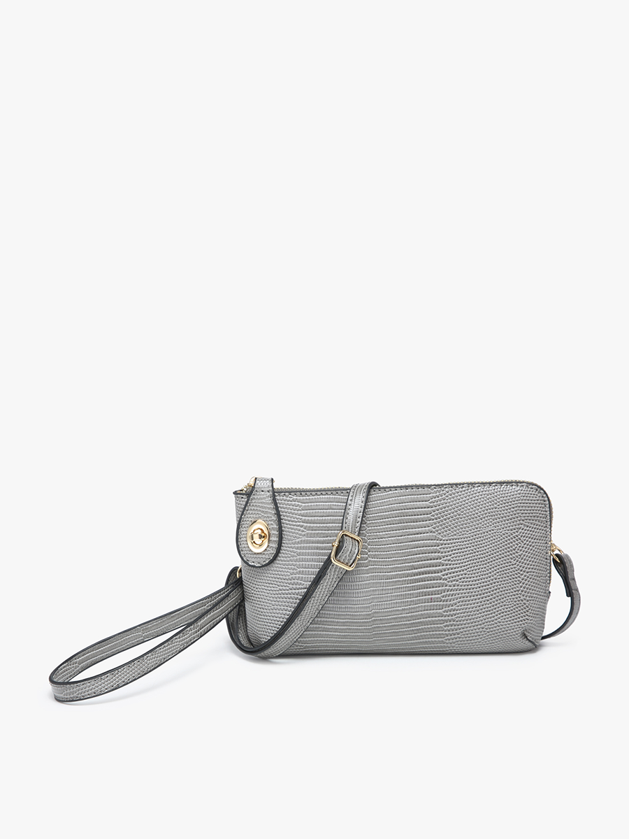 Kendall Lizard Crossbody/Wristlet – Twist Lock | M1818LZ
