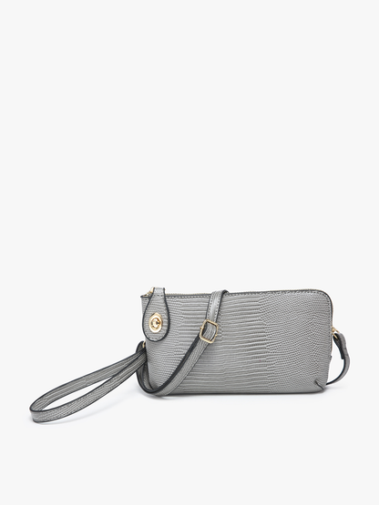 Kendall Lizard Crossbody/Wristlet – Twist Lock | M1818LZ