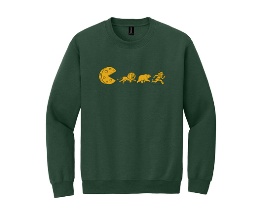 Green & Gold Football Rivalry Sweatshirt