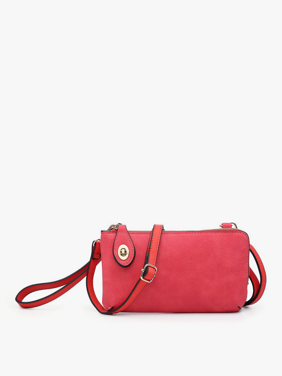 Crossbody | Wristlet with Twist Lock Closure