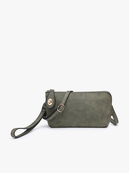 Kendall Faux Suede Crossbody/Wristlet | M1818SDE