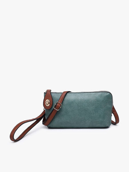 Crossbody | Wristlet with Twist Lock Closure