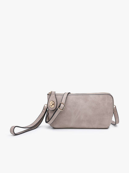 Kendall Faux Suede Crossbody/Wristlet | M1818SDE