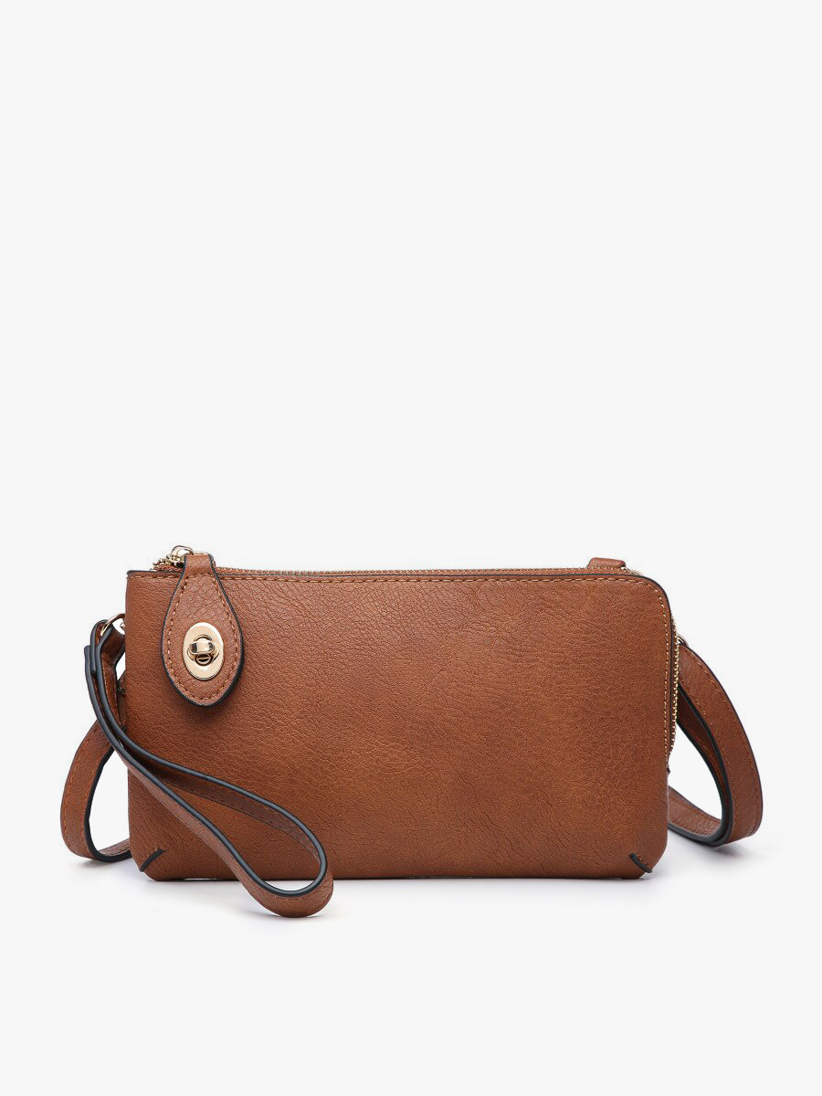 Crossbody | Wristlet with Twist Lock Closure