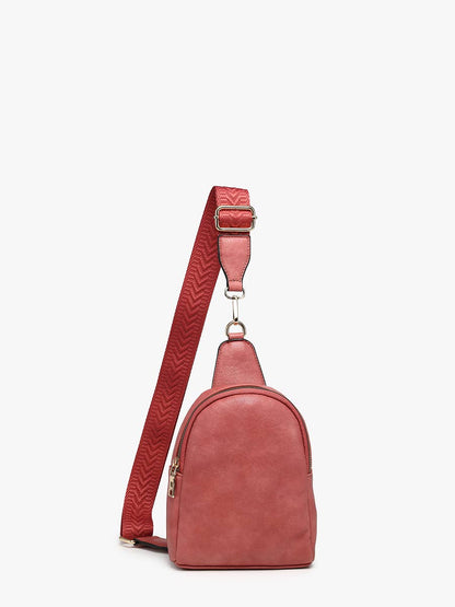 Crossbody Sling Bag with Removable Guitar Strap