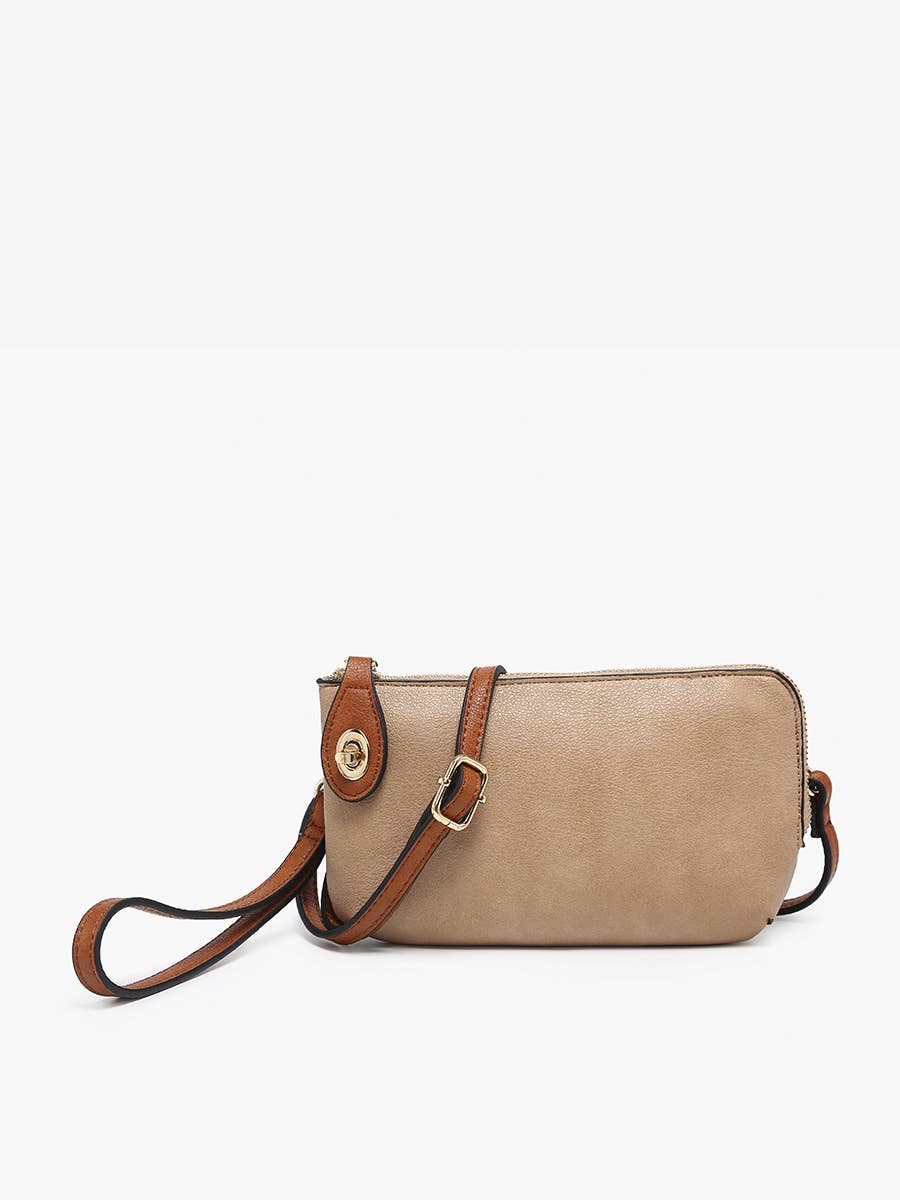 Crossbody | Wristlet with Twist Lock Closure
