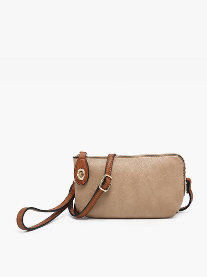 Crossbody | Wristlet with Twist Lock Closure