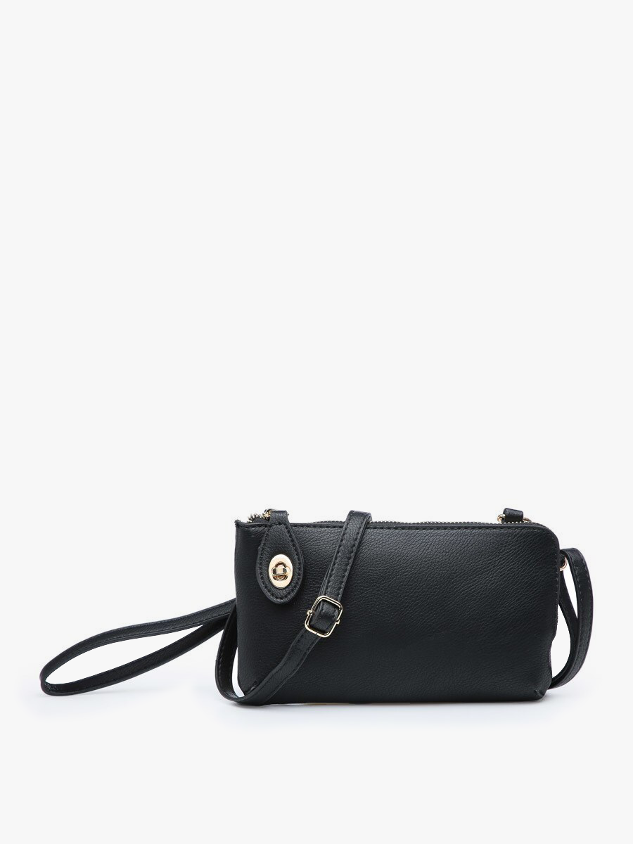 Crossbody | Wristlet with Twist Lock Closure