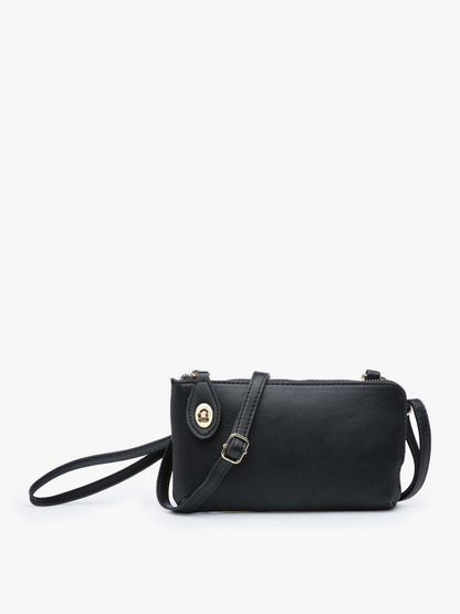 Crossbody | Wristlet with Twist Lock Closure