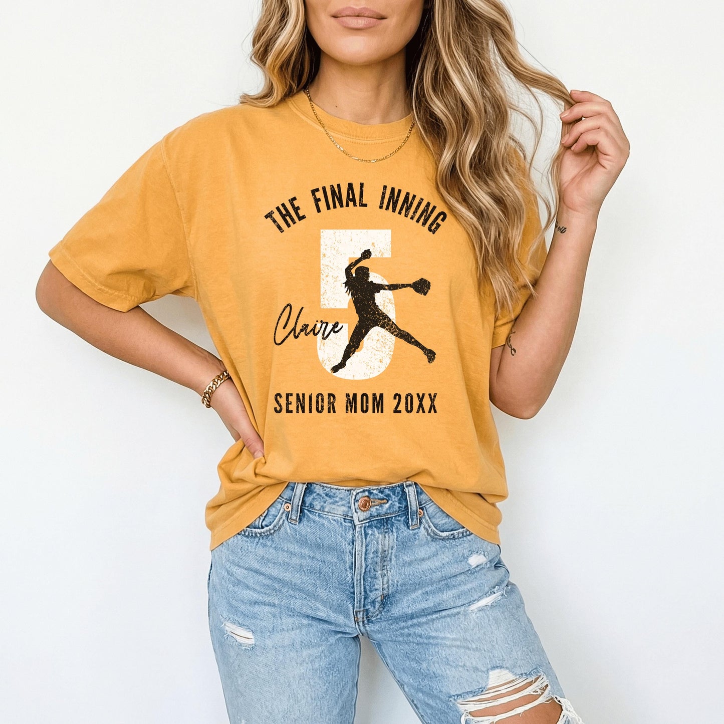 Final Inning Senior Softball Mom Shirt