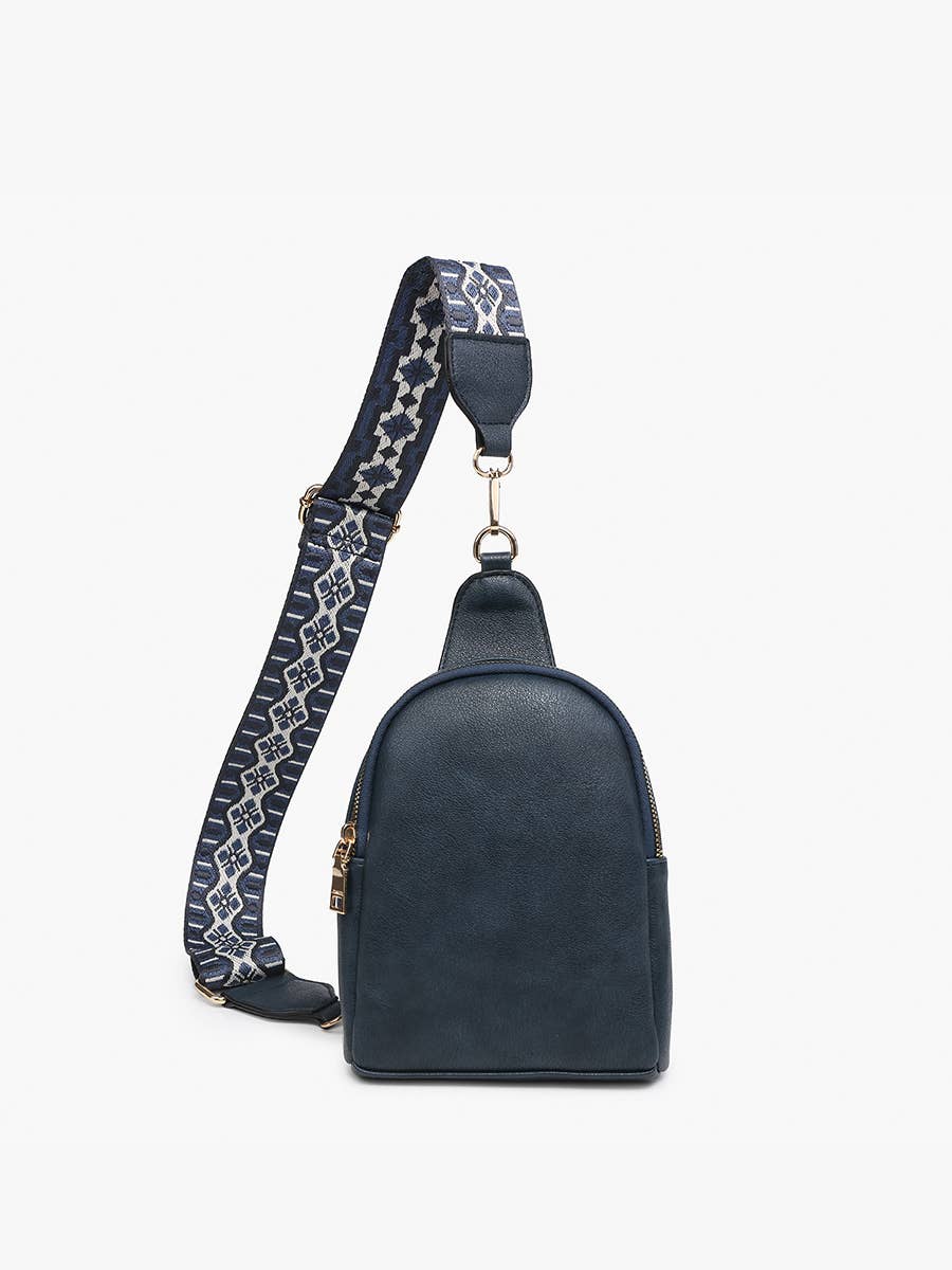 Crossbody Sling Bag with Removable Guitar Strap