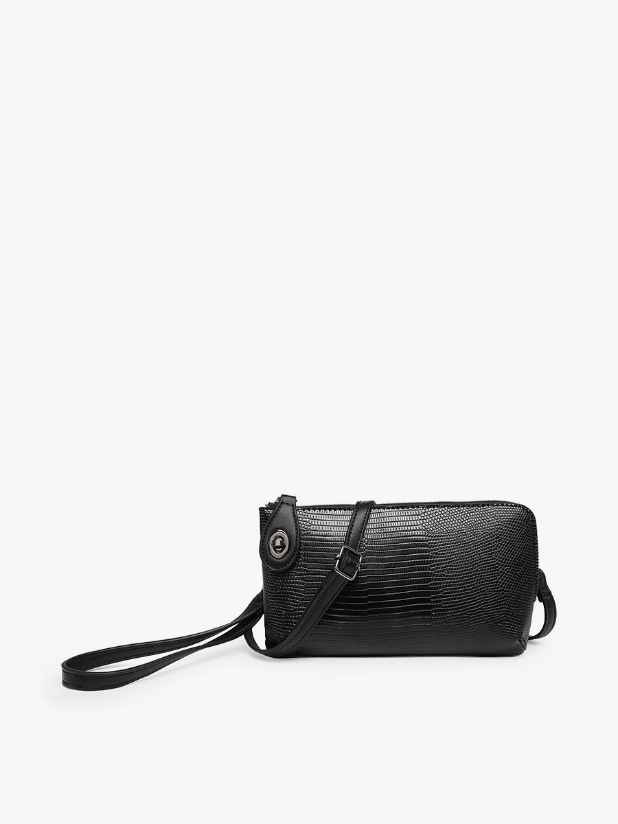 Kendall Lizard Crossbody/Wristlet – Twist Lock | M1818LZ