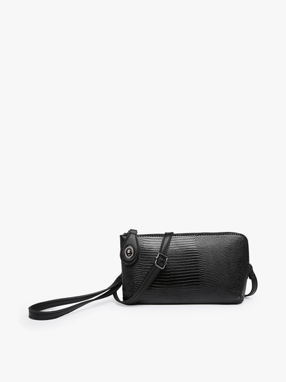 Kendall Lizard Crossbody/Wristlet – Twist Lock | M1818LZ