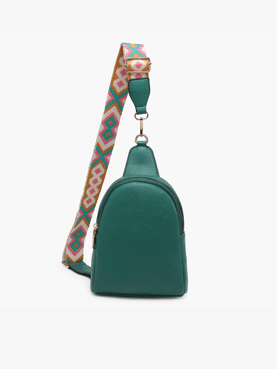 Crossbody Sling Bag with Removable Guitar Strap