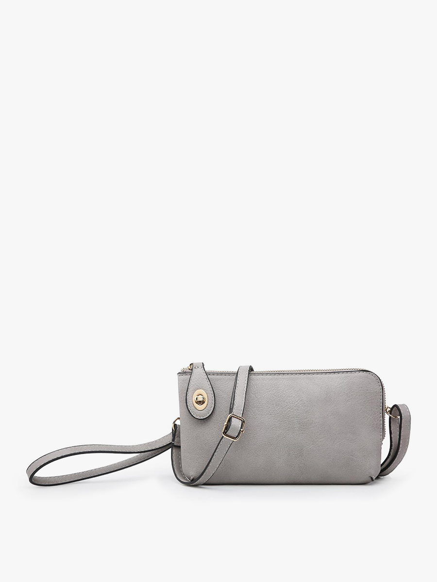 Crossbody | Wristlet with Twist Lock Closure