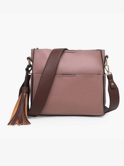M1867 Lyla 2-in-1 Bucket Bag w/ Guitar Strap