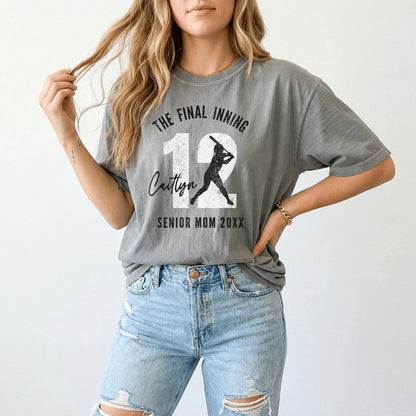Final Inning Senior Softball Mom Shirt