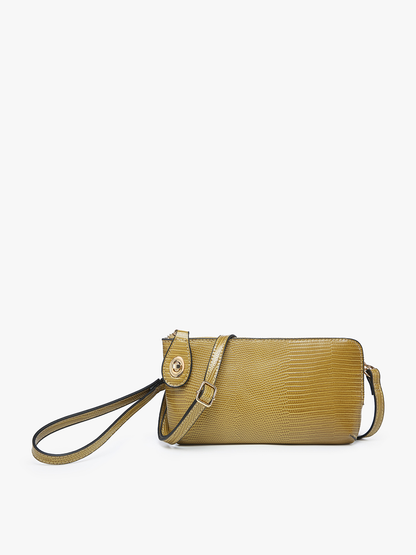 Kendall Lizard Crossbody/Wristlet – Twist Lock | M1818LZ