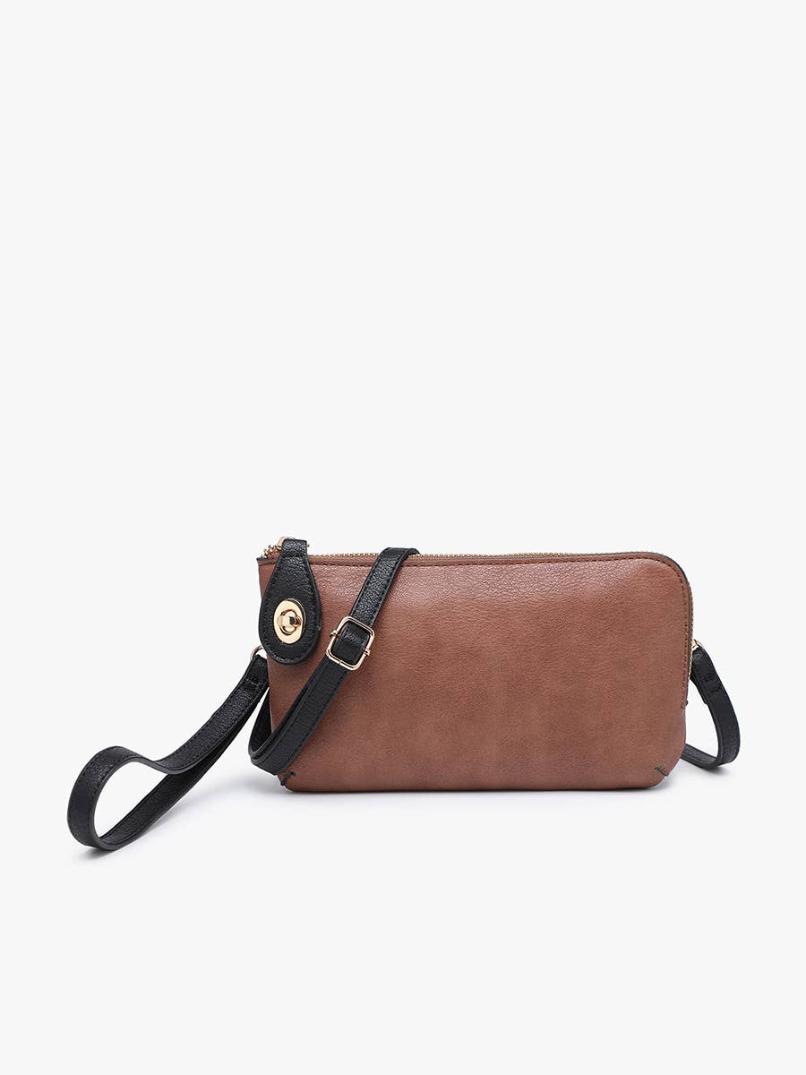 Crossbody | Wristlet with Twist Lock Closure