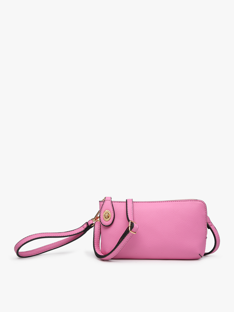 Crossbody | Wristlet with Twist Lock Closure