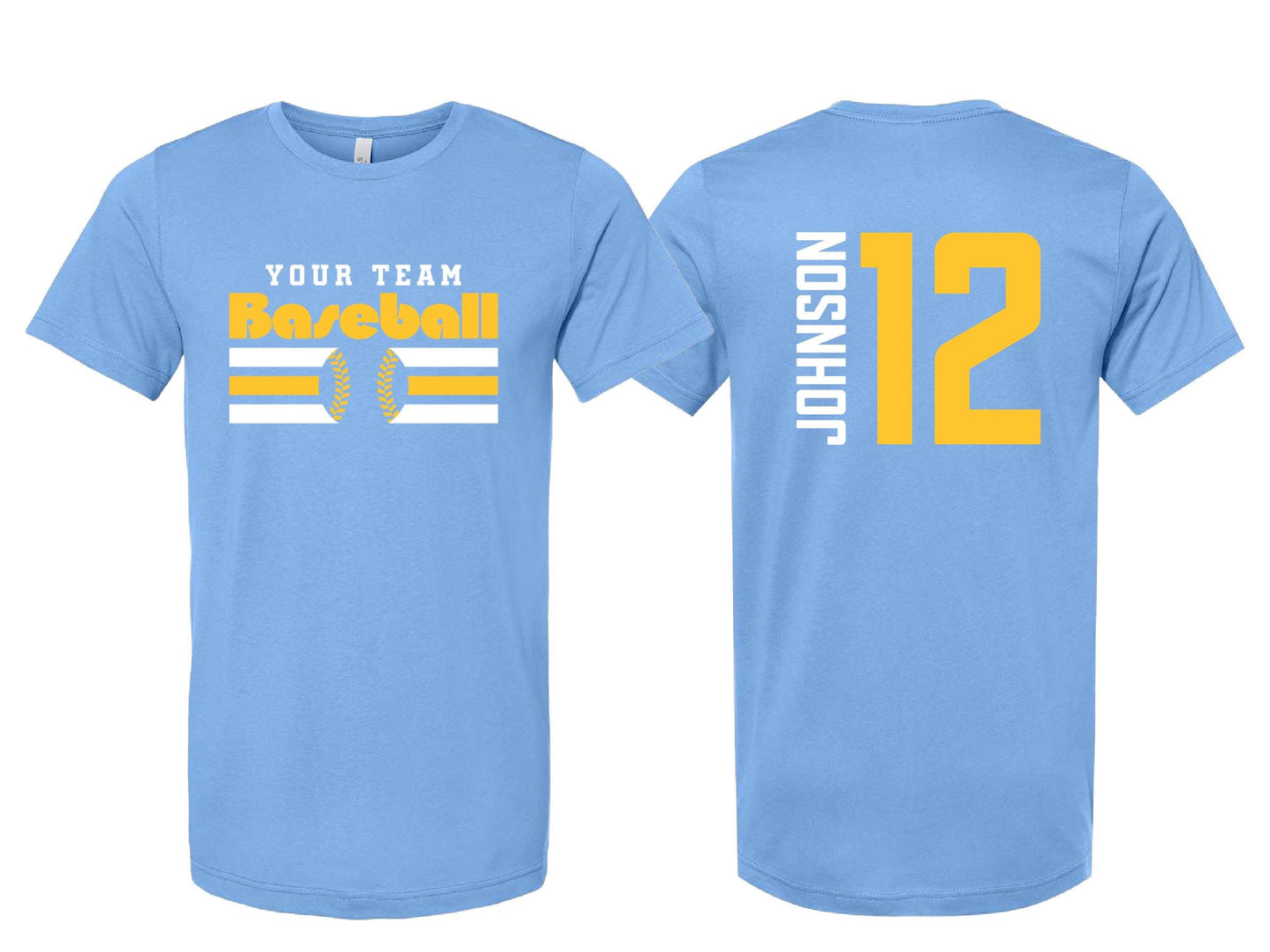 Custom Baseball Shirt – Personalized Team, Name & Jersey Number