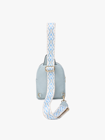 Crossbody Sling Bag with Removable Guitar Strap
