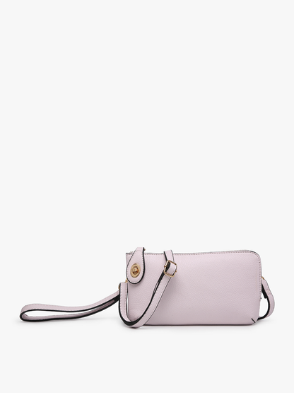 Crossbody | Wristlet with Twist Lock Closure