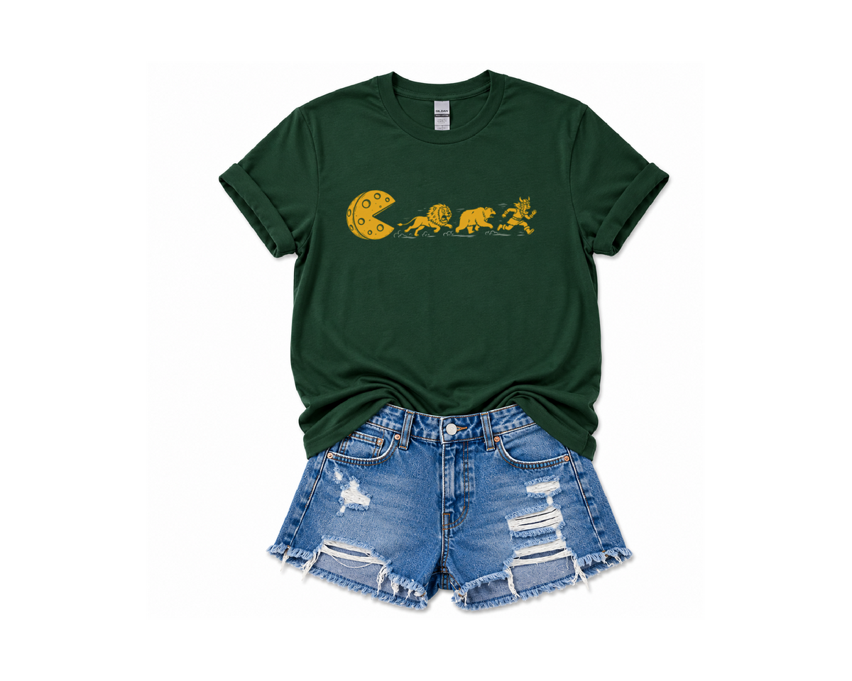 Green & Gold Football Rivalry T-Shirt
