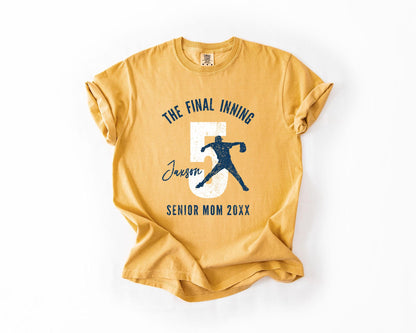 Final Inning Senior Baseball Mom Shirt
