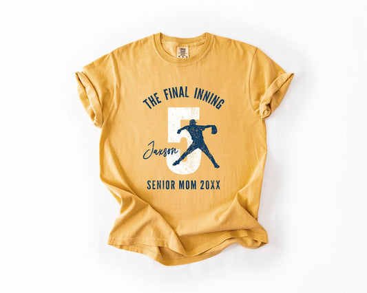 Final Inning Senior Baseball Mom Shirt