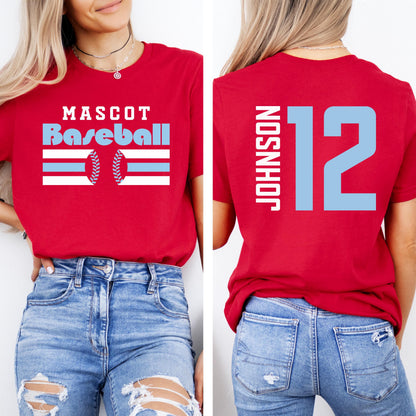 Custom Baseball Shirt – Personalized Team, Name & Jersey Number