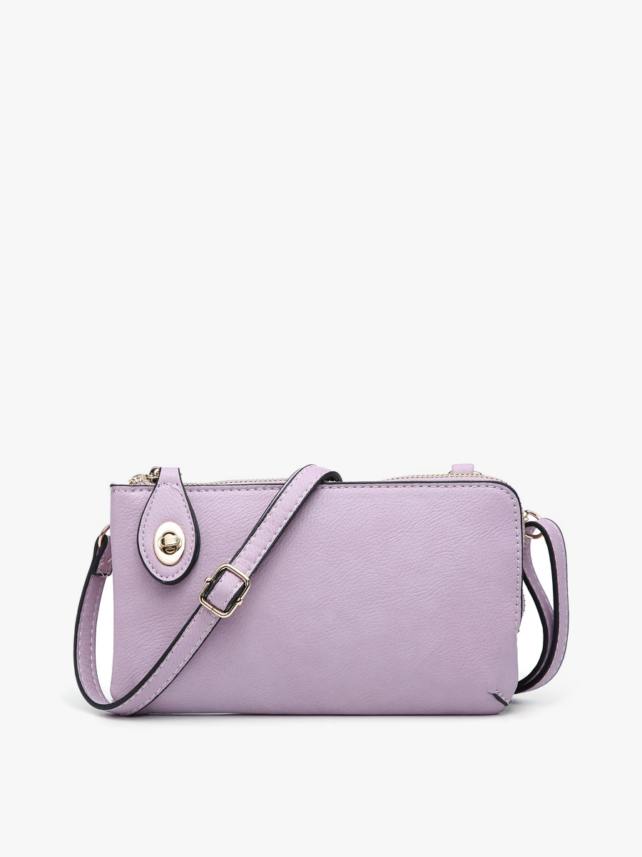 Crossbody | Wristlet with Twist Lock Closure