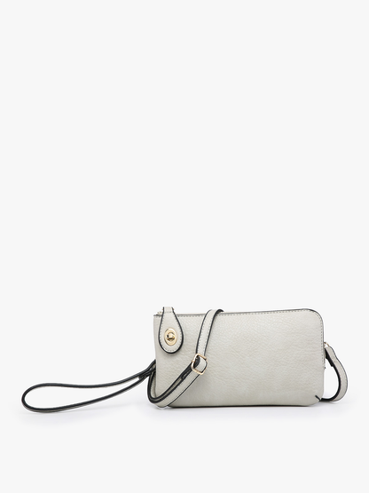Crossbody | Wristlet with Twist Lock Closure