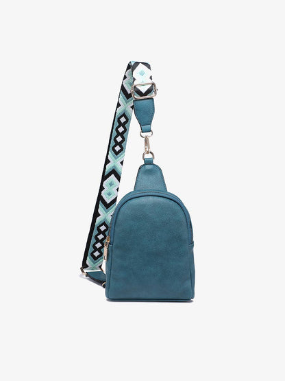 Crossbody Sling Bag with Removable Guitar Strap