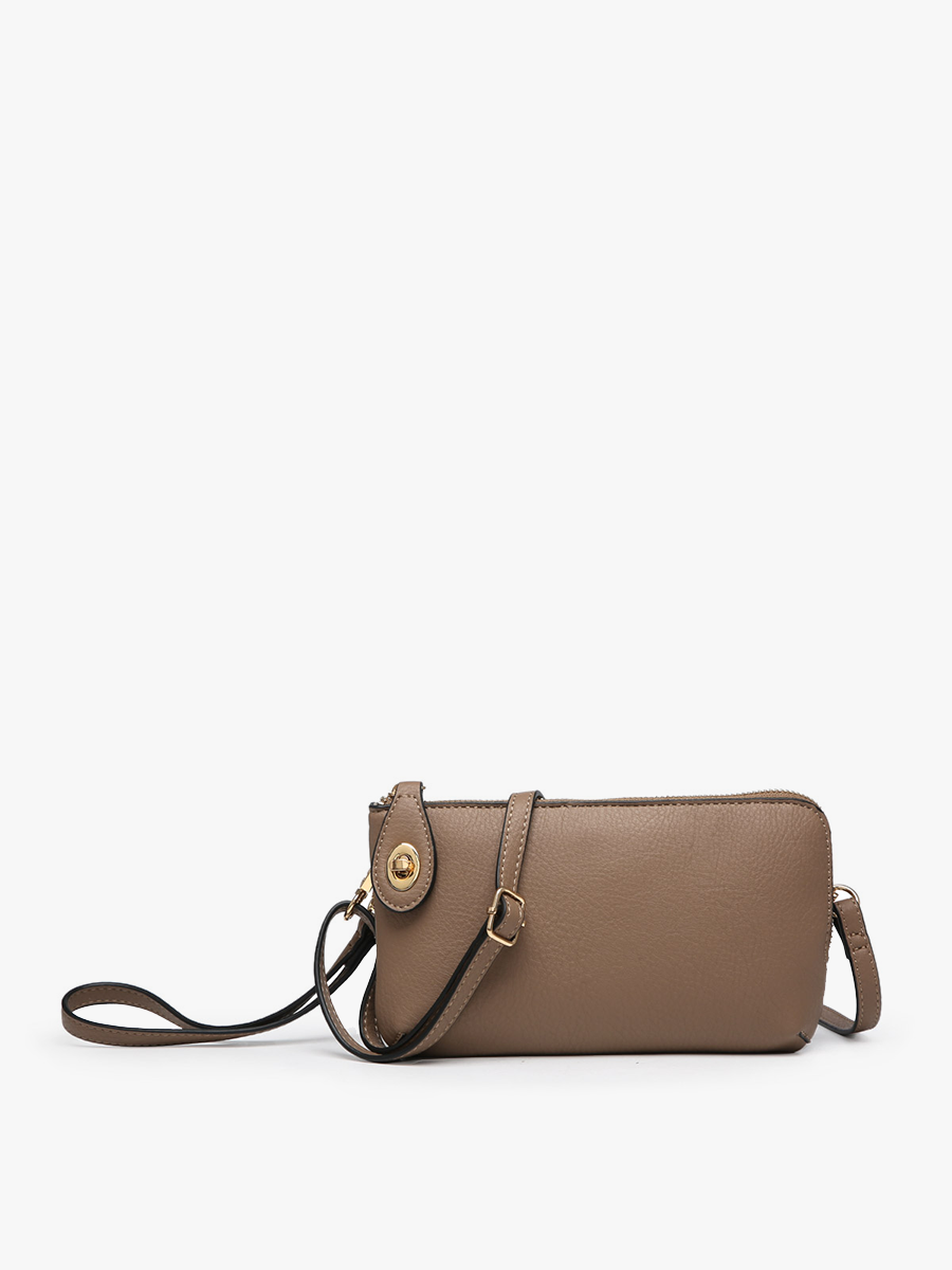 Crossbody | Wristlet with Twist Lock Closure