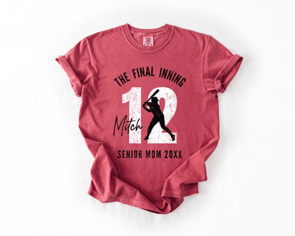 Final Inning Senior Baseball Mom Shirt