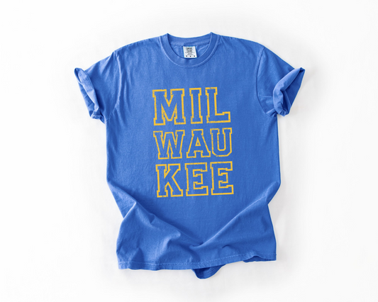 Milwaukee Varsity Style Comfort Colors Graphic Tee