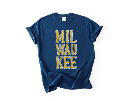 Milwaukee Baseball Style Graphic Tee