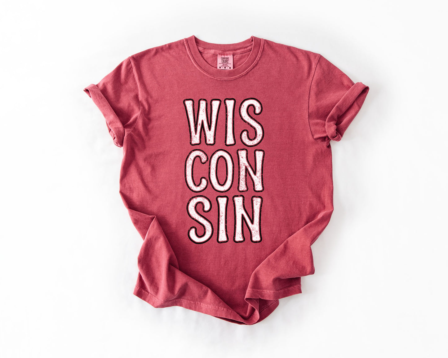 Wisconsin Retro Style Graphic Tee