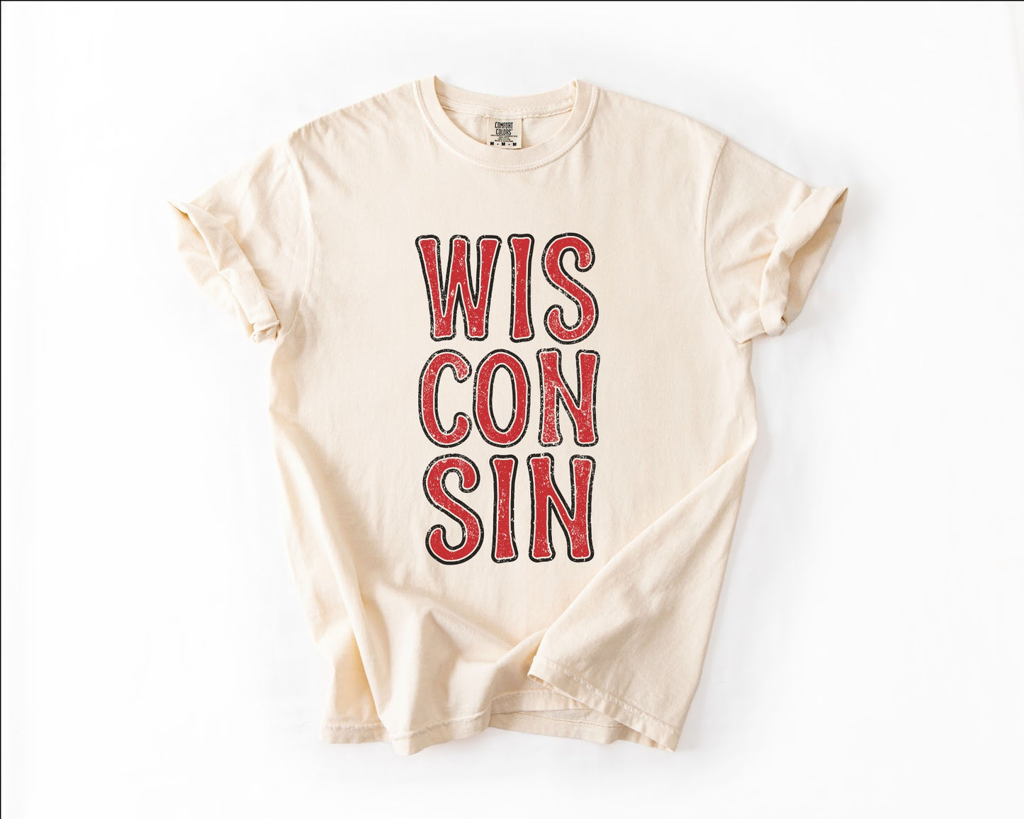 Wisconsin Retro Style Graphic Tee