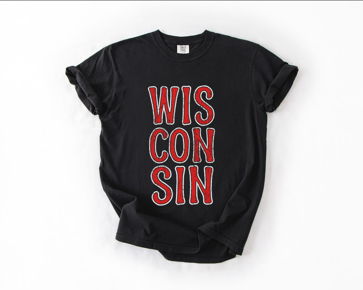 Wisconsin Retro Style Graphic Tee