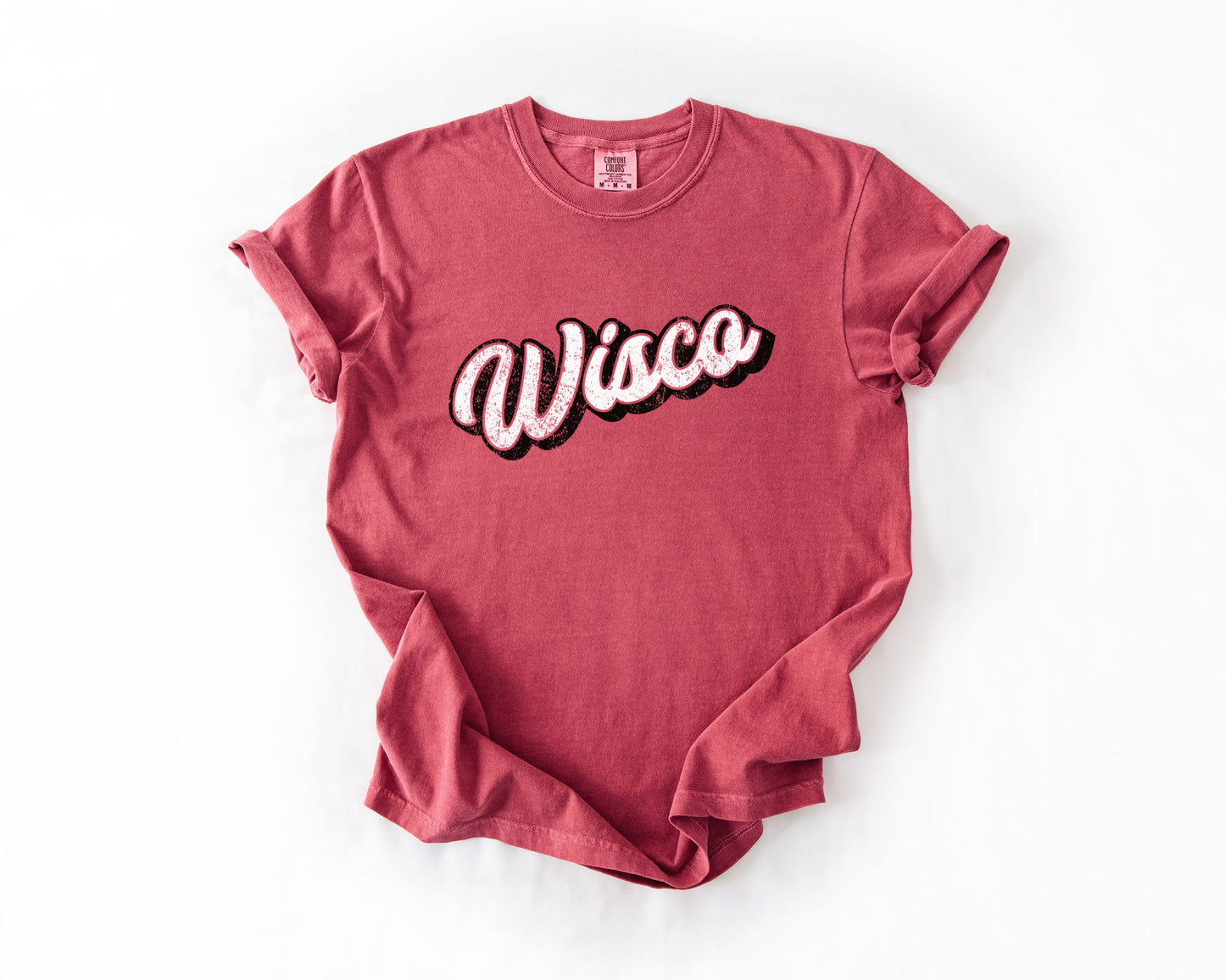 Retro Wisconsin Vintage-Washed Tee