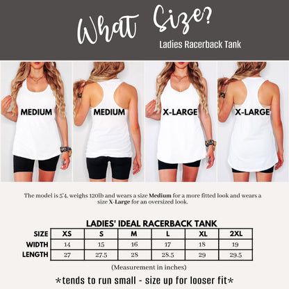 Custom Softball Racerback Tank Top - Player Graphic with Name and Number