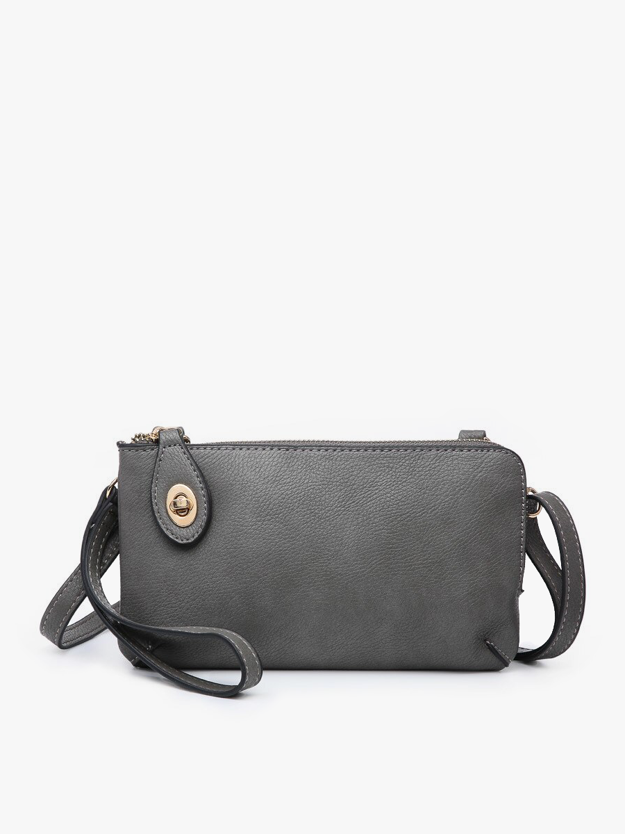 Crossbody | Wristlet with Twist Lock Closure