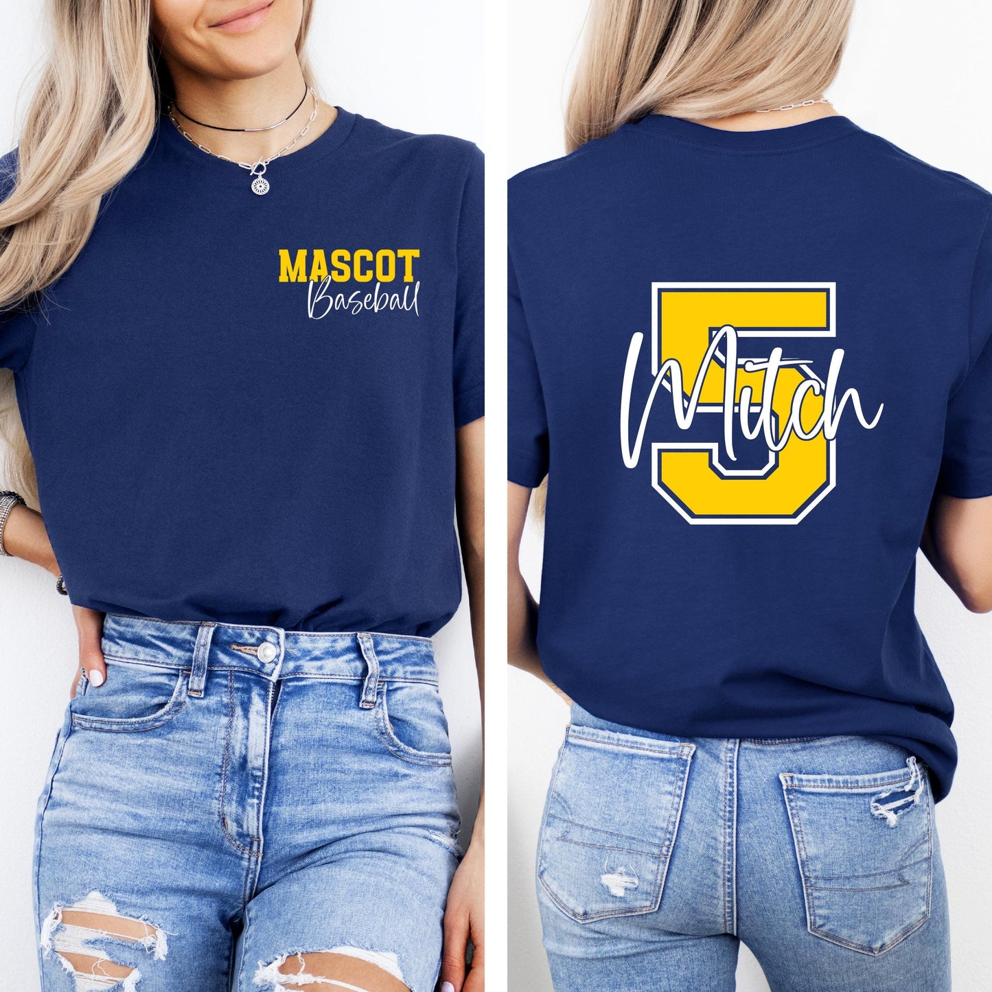 Custom Baseball Shirt – Team Name, Player Name & Number | Multiple Styles